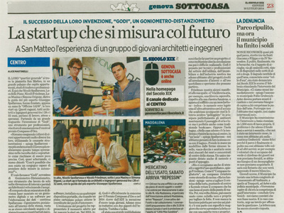 Press Officine IADR 10 July 2014 Il Secolo XIX